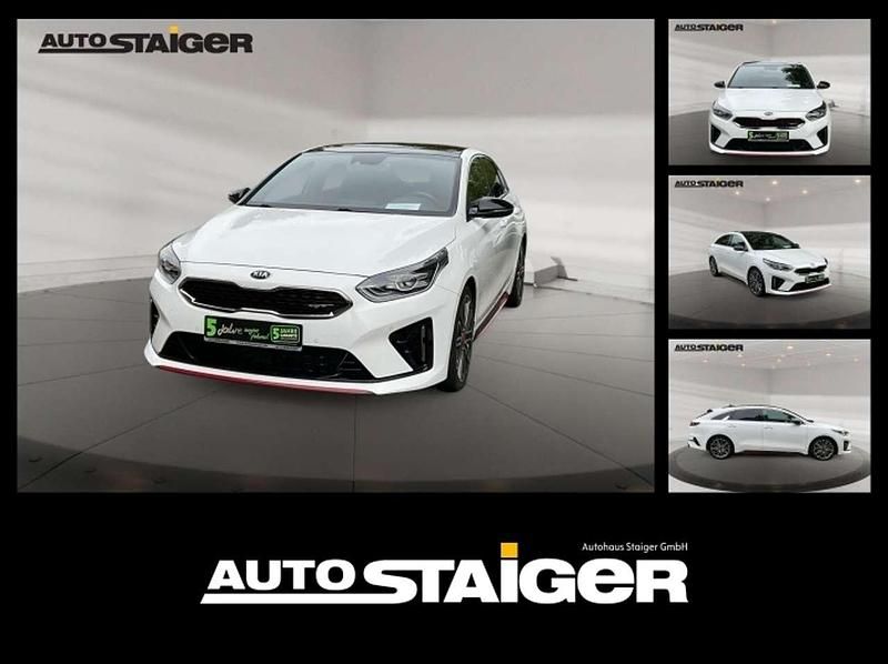 Deluxeweiss met. Gebraucht 2021 Kia ProCeed Kleinwagen | 26.222 € (Fairer Preis) - Bild 1/4