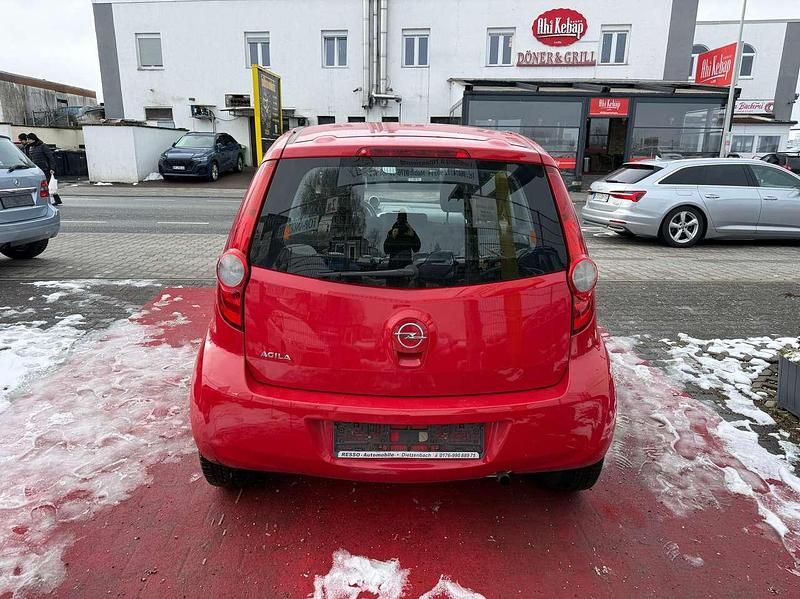 Gebraucht Opel Agila Edition 65 PS (47 kW) 2008 H:glutrot/f:tomatenrot Kleinwagen