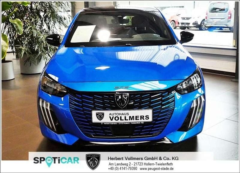 Gebraucht Peugeot e-208 GT 114 kW (156 PS) 2024 Vertigo blau metallic Kleinwagen