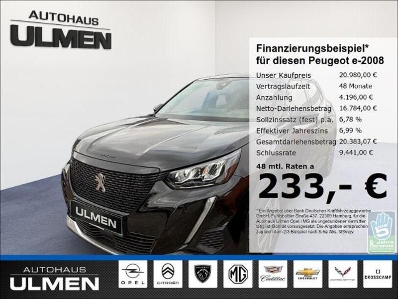 Schwarz Gebraucht 2023 Peugeot e-2008 Active SUV | 20.980 € (Fairer Preis) - Bild 1/4