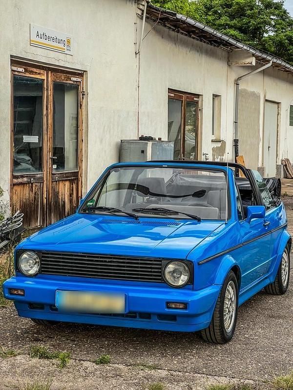 Gebraucht VW Golf Cabriolet 72 PS (52 kW) 1988 Blau Cabrio