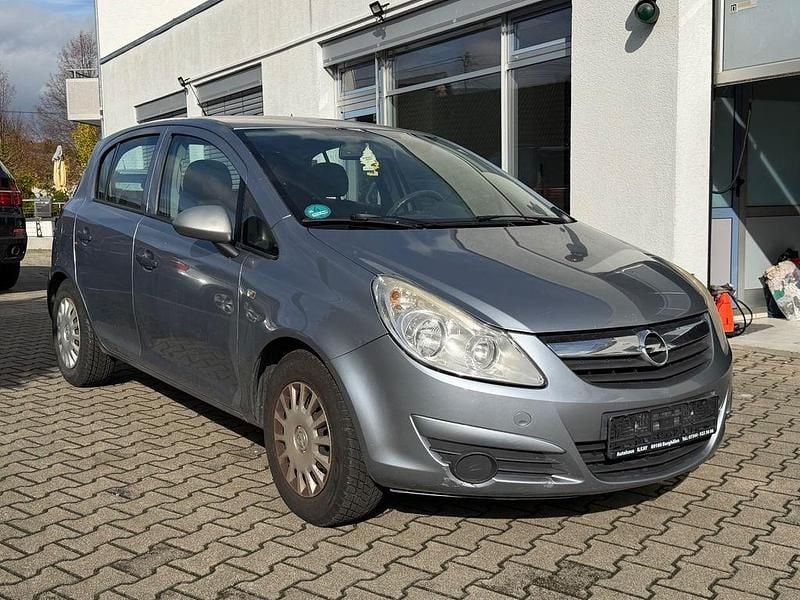 Grau Gebraucht 2009 Opel Corsa Selection Limousine | 790 € (Superpreis) - Bild 1/4