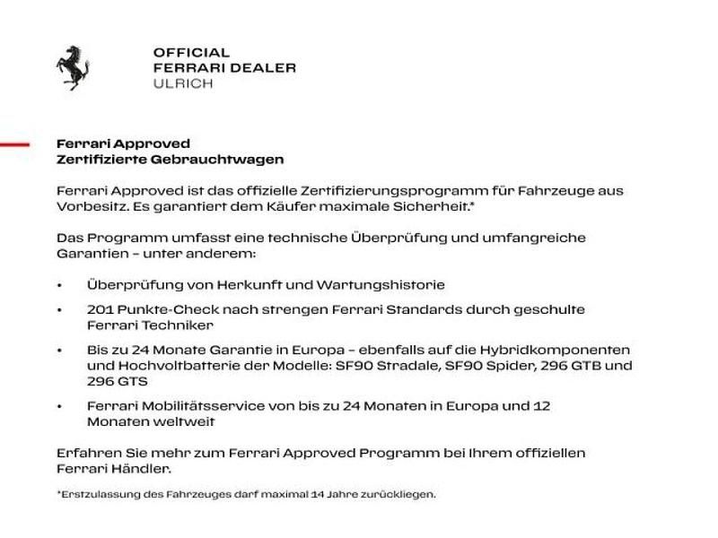Gebraucht Ferrari SF90 1001 PS (736 kW) 2024 Rot Cabrio
