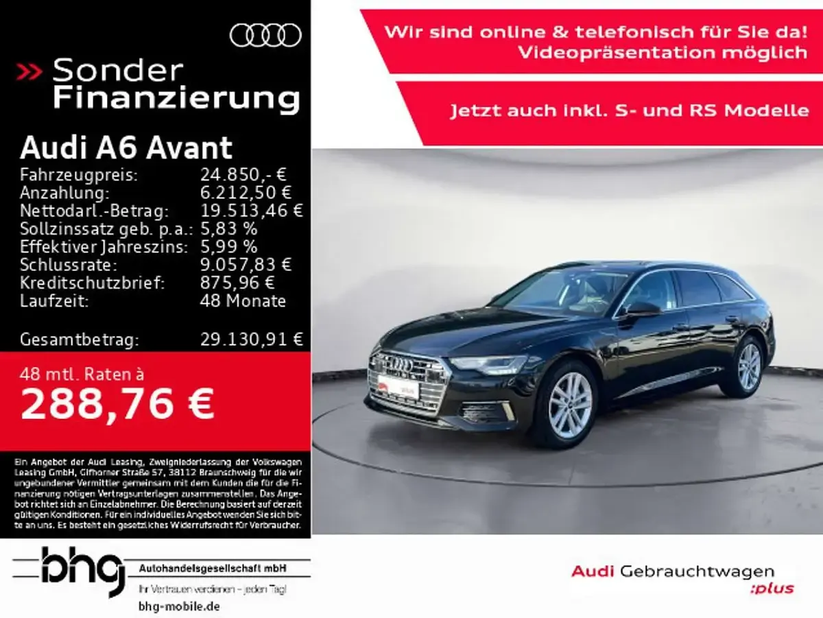 Gebraucht Audi A6 Design 204 PS (150 kW) 2023 Kombi