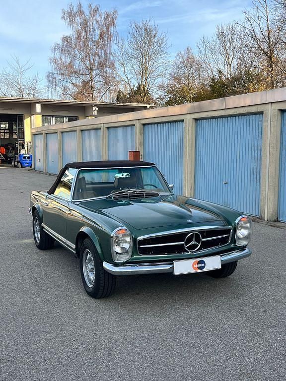 Gebraucht Mercedes SL280 170 PS (125 kW) 1968 Grün Cabrio