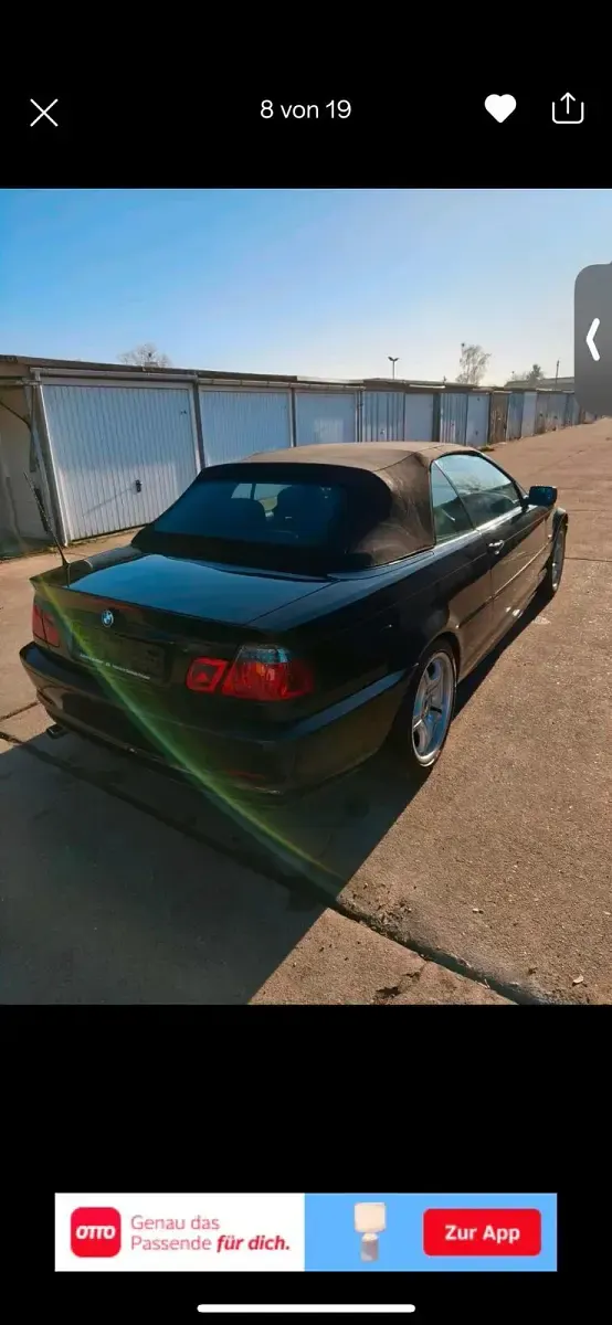 Gebraucht BMW 318 Cabriolet 143 PS (105 kW) 2002 Schwarz Cabrio
