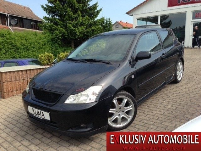 Brugt Toyota Corolla Sol 110 HK (80 kW) 2003 Sort Sedan