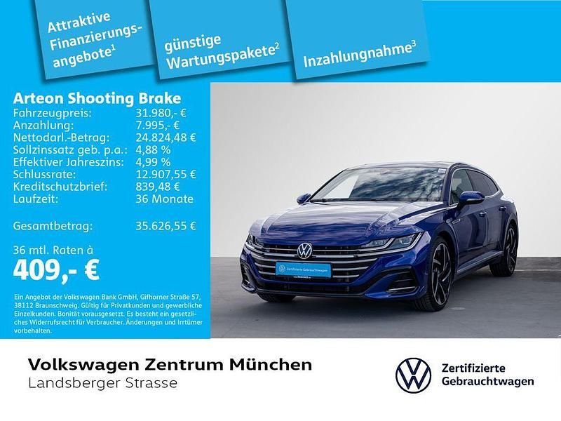 Gebraucht VW Arteon R-line 190 PS (139 kW) 2022 Blau Limousine