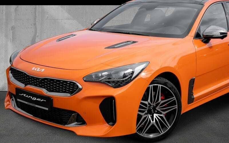 Gebraucht Kia Stinger 366 PS (269 kW) 2022 N2o neon orange Kleinwagen