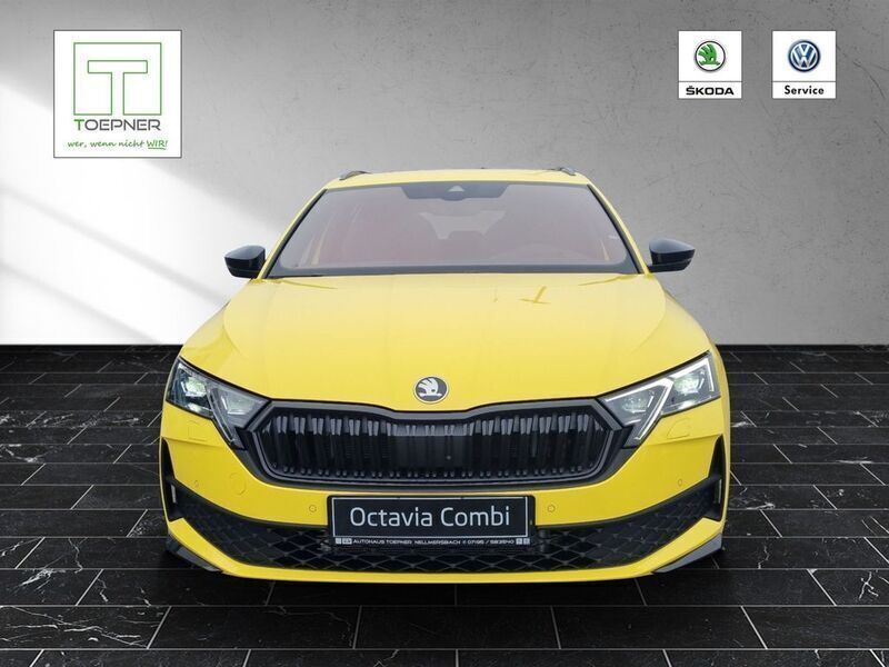 Sprintgelb Neu 2025 Skoda Octavia SportLine Kombi | 48.490 € - Bild 1/4