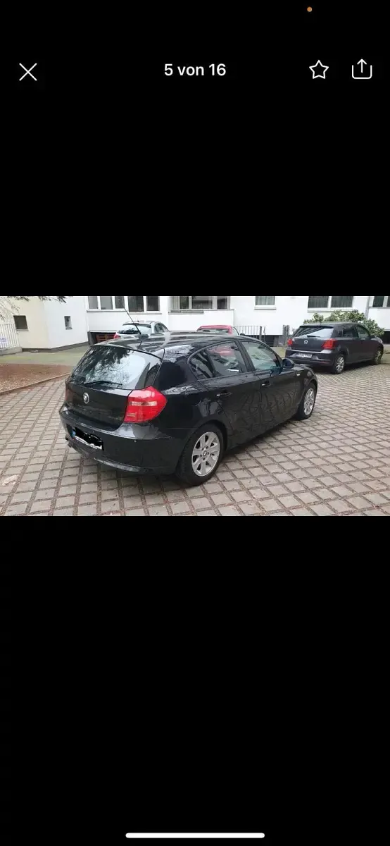 Gebraucht BMW 120 177 PS (130 kW) 2007 Schwarz Kleinwagen