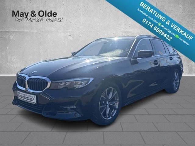 Schwarz Gebraucht 2021 BMW 318 Sport Line Kombi | 28.888 € (Fairer Preis) - Bild 1/4