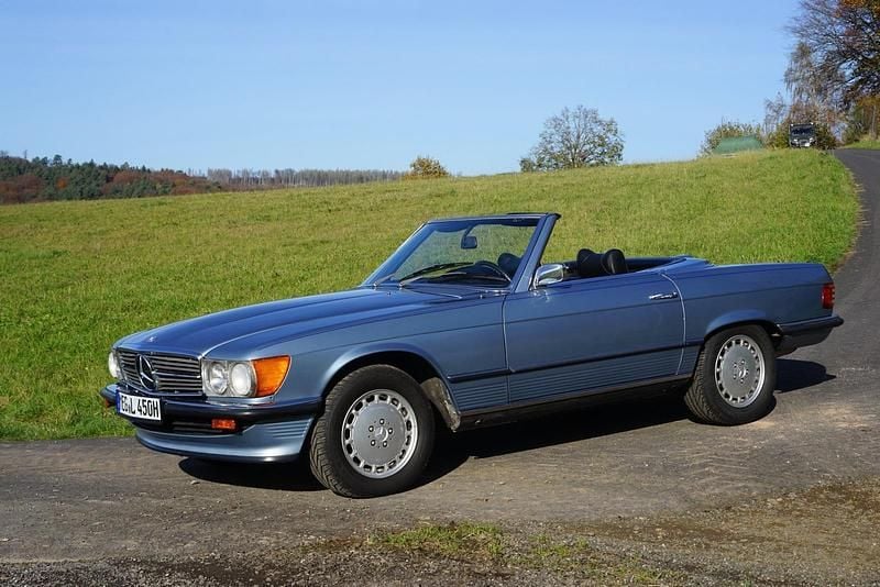 Blau Gebraucht 1974 Mercedes SL450 Cabrio | 18.000 € - Bild 1/4