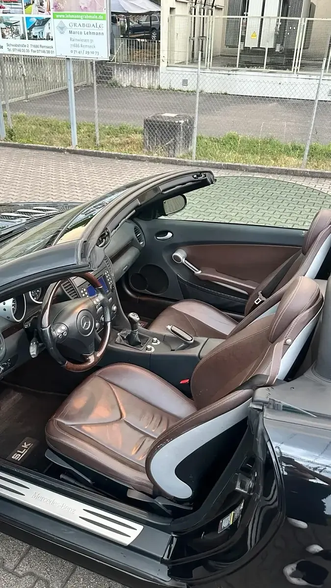 Gebraucht Mercedes SLK200 163 PS (119 kW) 2005 Schwarz Cabrio