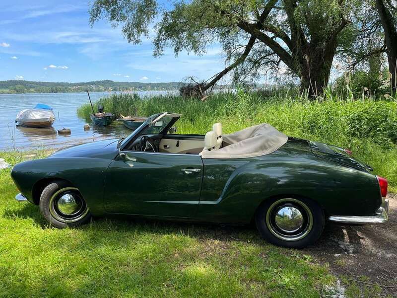 Grün Gebraucht 1971 VW Karmann Ghia Karmann Cabrio | 59.000 € - Bild 1/4
