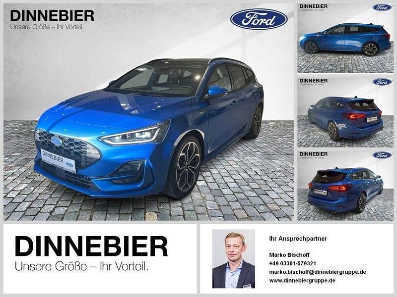 Blau (metallic) Gebraucht 2024 Ford Focus ST-Line X Kombi | 28.820 € (Etwas zu teuer) - Bild 1/2