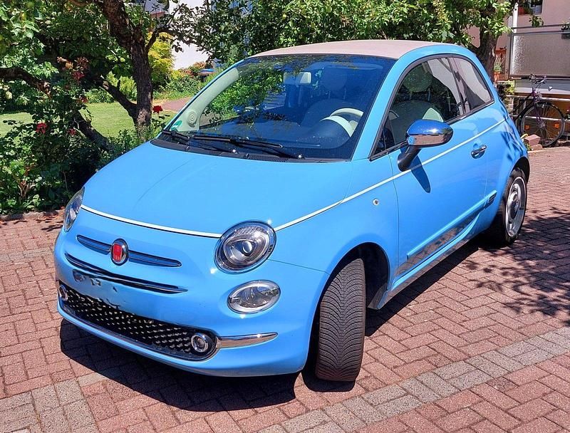 Gebraucht Fiat 500C 2019 Blau Cabrio