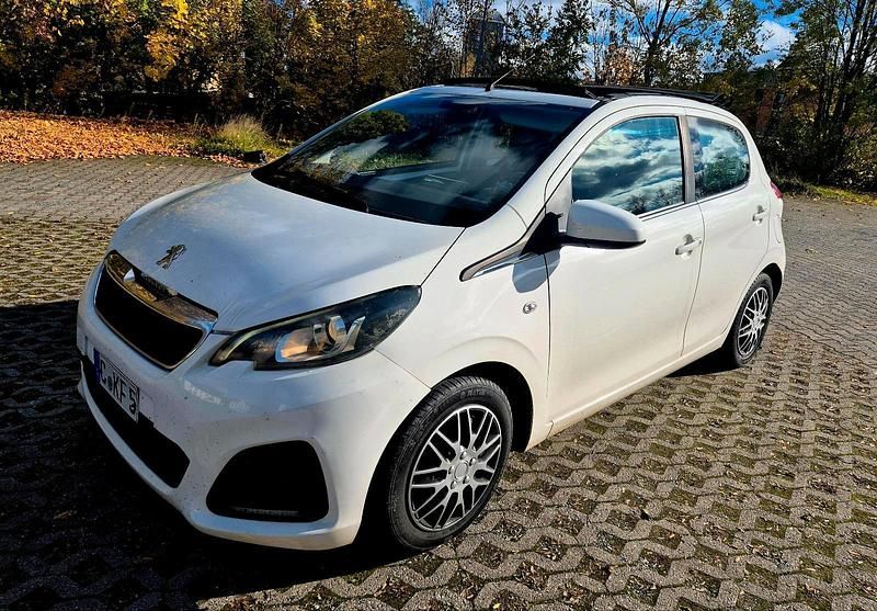 Weiß Gebraucht 2014 Peugeot 108 Kleinwagen | 3.999 € (Guter Preis) - Bild 1/4