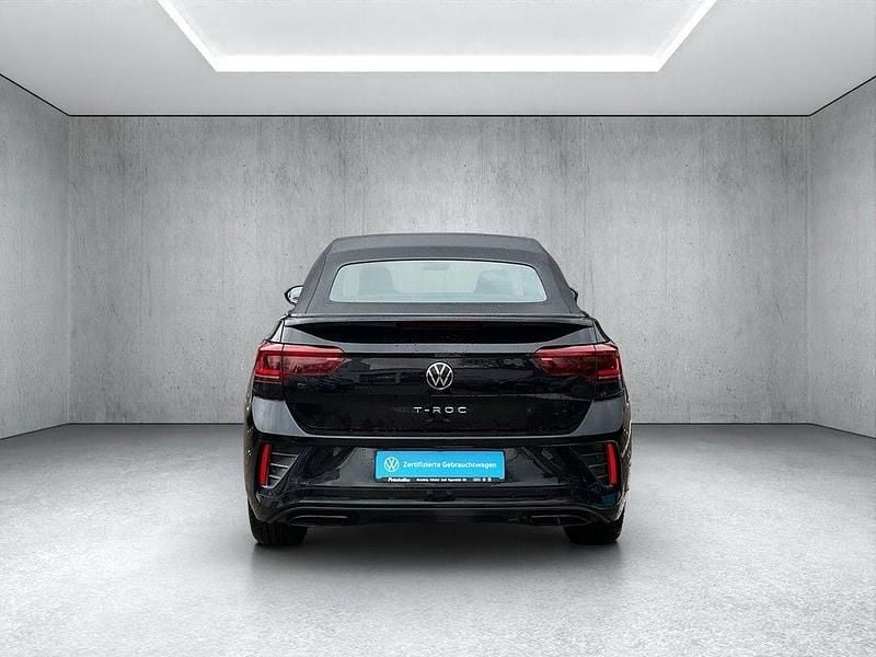 Gebraucht VW T-Roc Cabriolet R-line 150 PS (110 kW) 2023 Schwarz Cabrio