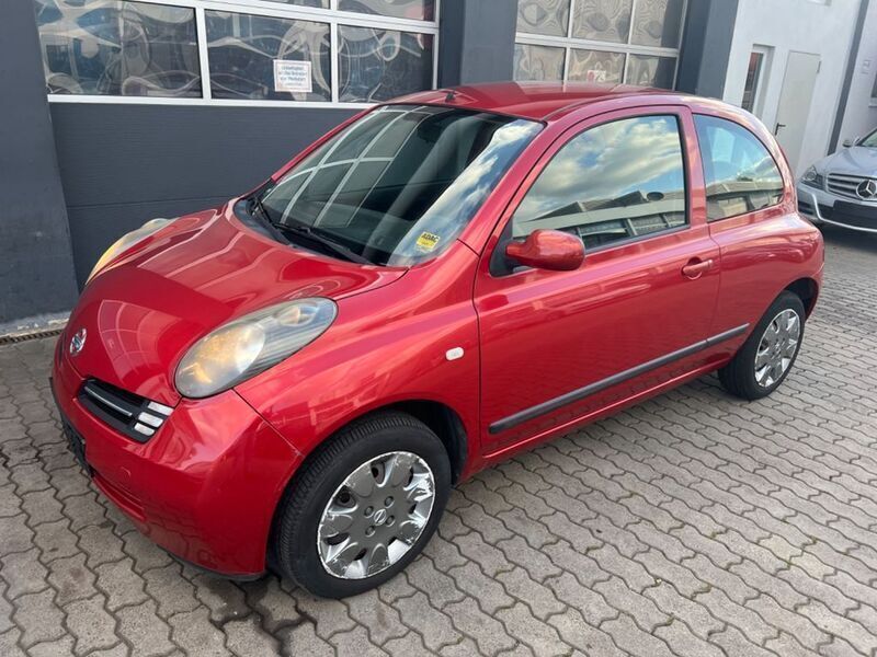 Rot Gebraucht 2005 Nissan Micra City Kleinwagen | 2.990 € (Etwas zu teuer) - Bild 1/4