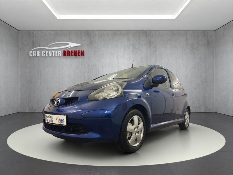 Blau Gebraucht 2008 Toyota Aygo Kleinwagen | 3.998 € (Etwas zu teuer) - Bild 1/4