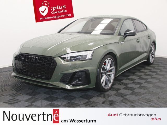 Distrikgrün (green), metallic Gebraucht 2024 Audi A5 Sportback Business Limousine | 54.950 € - Bild 1/1
