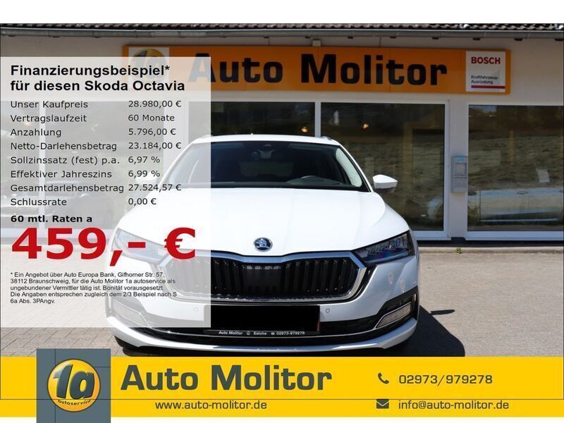 Weiss Gebraucht 2021 Skoda Octavia Style Kombi | 28.980 € (Etwas zu teuer) - Bild 1/4