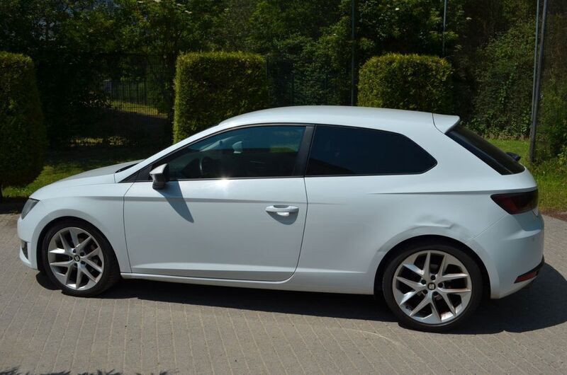 Usata Seat Leon 140 CV (102 kW) 2013 Bianco Coupé