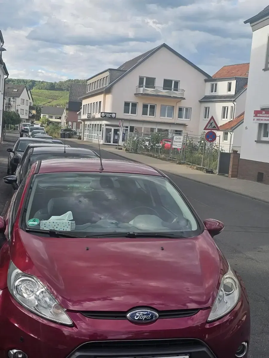 Gebraucht Ford Fiesta 82 PS (60 kW) 2009 Rot Kleinwagen