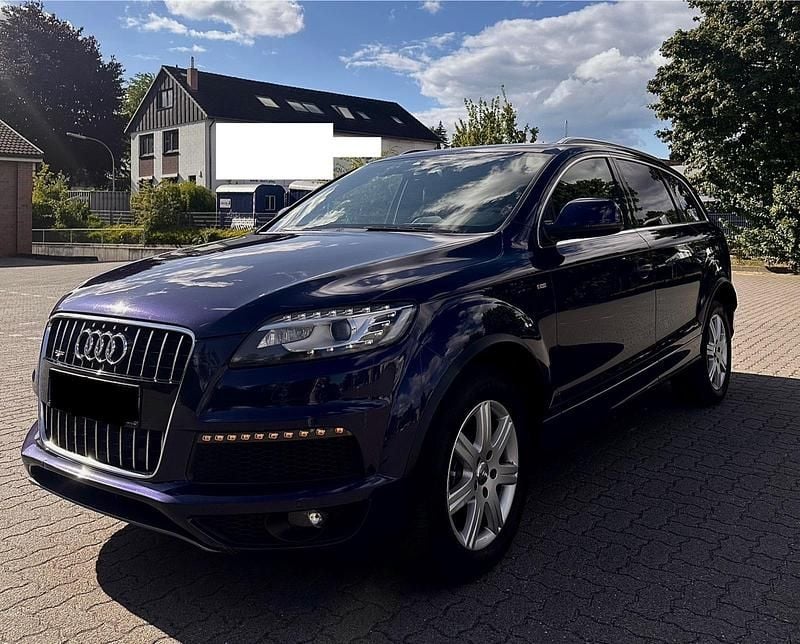 Blau Gebraucht 2010 Audi Q7 S-Line SUV | 10.890 € (Fairer Preis) - Bild 1/4
