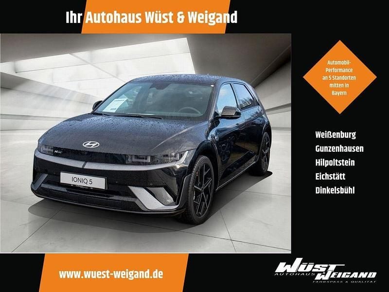 Abyss black Gebraucht 2025 Hyundai Ioniq 6 N Line Limousine | 41.999 € (Fairer Preis) - Bild 1/4