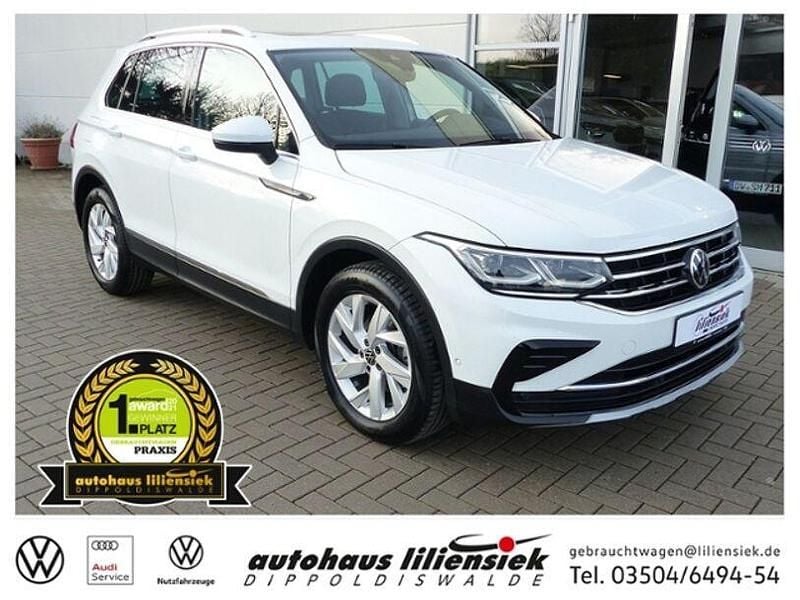 Weiß Gebraucht 2022 VW Tiguan Elegance SUV | 26.790 € (Superpreis) - Bild 1/4