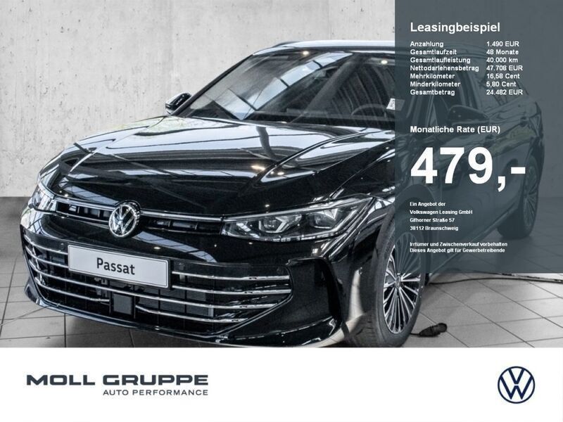 Schwarz Neu 2025 VW Passat Elegance Kombi | 64.895 € (Etwas zu teuer) - Bild 1/4