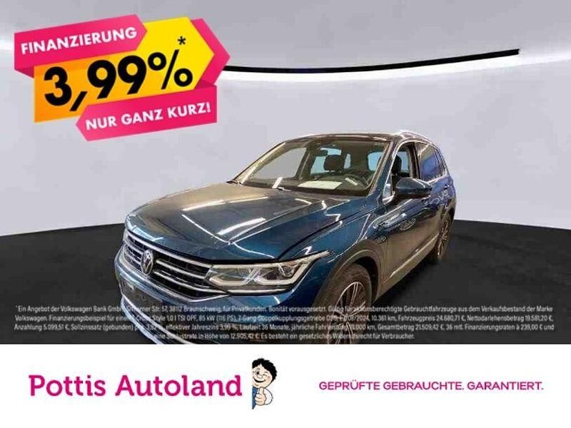 Blau Gebraucht 2023 VW Tiguan Elegance SUV | 31.777 € (Fairer Preis) - Bild 1/4