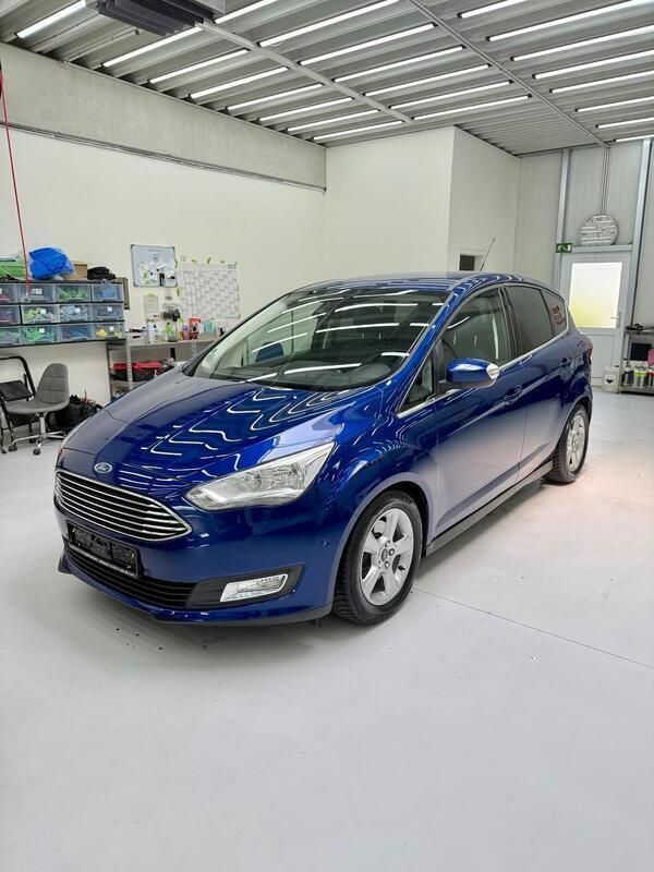 Blau Gebraucht 2016 Ford C-MAX Titanium Van / Kleinbus | 11.900 € (Fairer Preis) - Bild 1/4