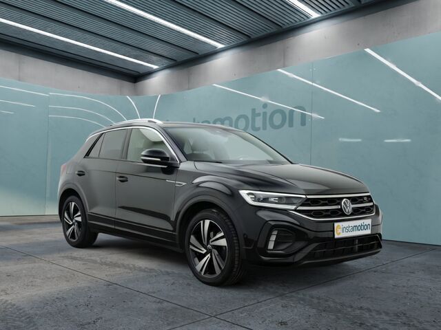 Schwarz Gebraucht 2024 VW T-Roc R-line SUV | 31.950 € (Fairer Preis) - Bild 1/2