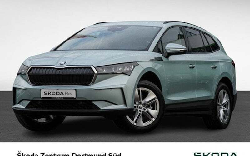 Silber Gebraucht 2024 Skoda Enyaq iV SUV | 31.977 € (Etwas zu teuer) - Bild 1/4