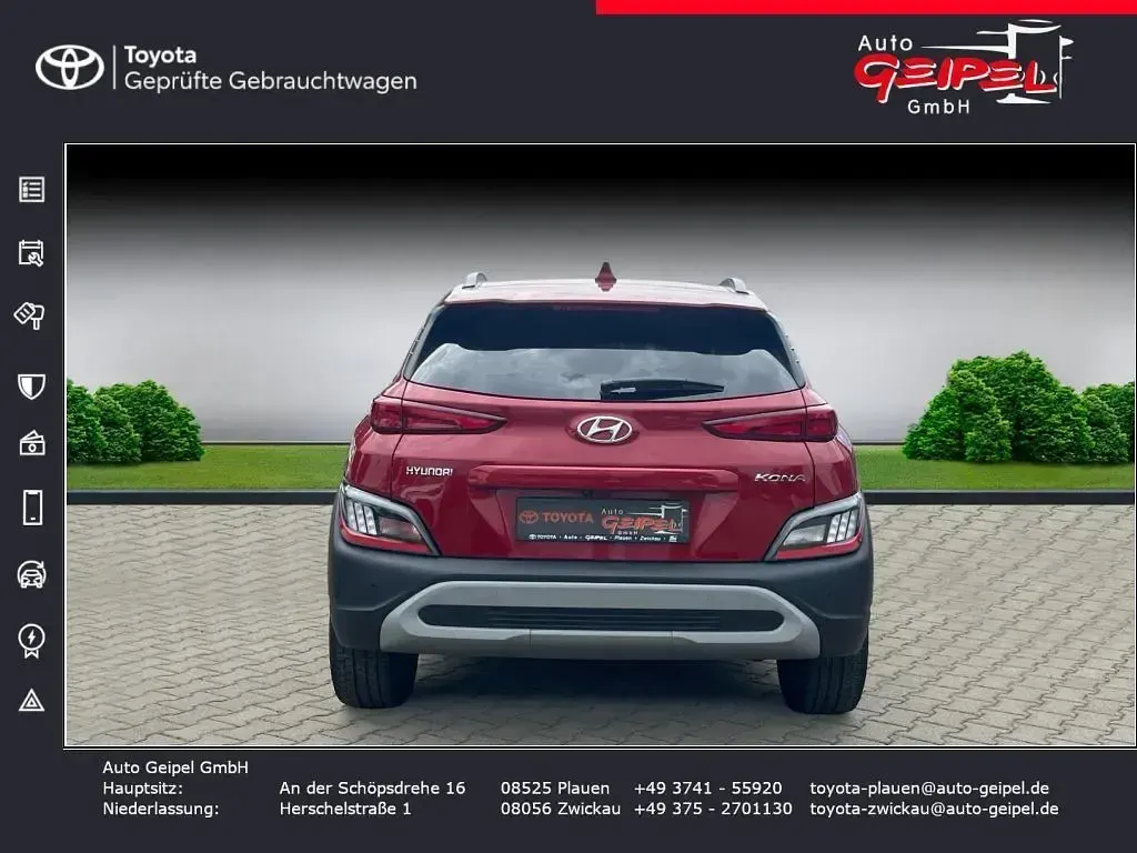 Gebraucht Hyundai Kona Intro Edition 120 PS (88 kW) 2021 Rot SUV