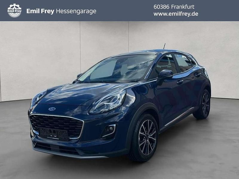 Blau Gebraucht 2022 Ford Puma Gen-E Titanium SUV | 15.950 € (Superpreis) - Bild 1/4