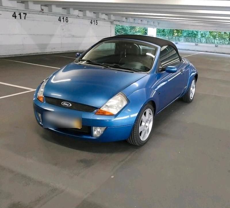 Blau Gebraucht 2002 Ford StreetKa Cabrio | 1.399 € - Bild 1/4