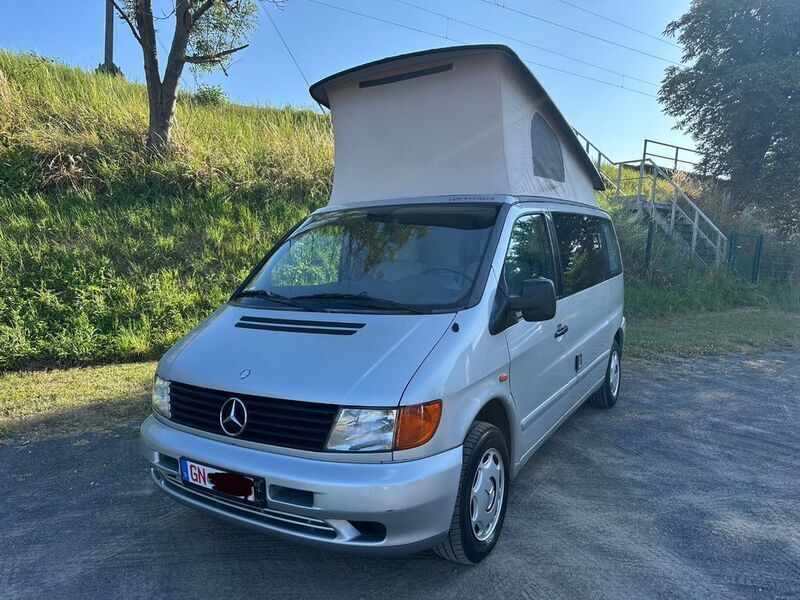 Silber Gebraucht 1998 Mercedes Vito Marco Polo Van / Kleinbus | 15.500 € - Bild 1/4