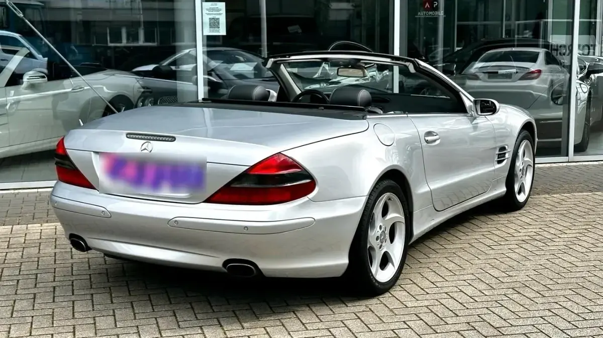 Gebraucht Mercedes SL500 Edition 306 PS (225 kW) 2005 Silber Cabrio