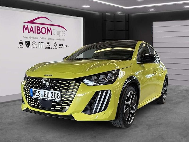 Gelb Neu 2025 Peugeot 208 GT Kleinwagen | 27.490 € (Teuer) - Bild 1/4