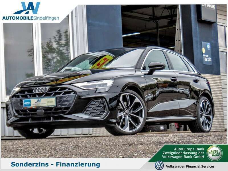 Mythosschwarz Neu 2025 Audi A3 Sportback S-Line Kombi | 36.900 € (Guter Preis) - Bild 1/4