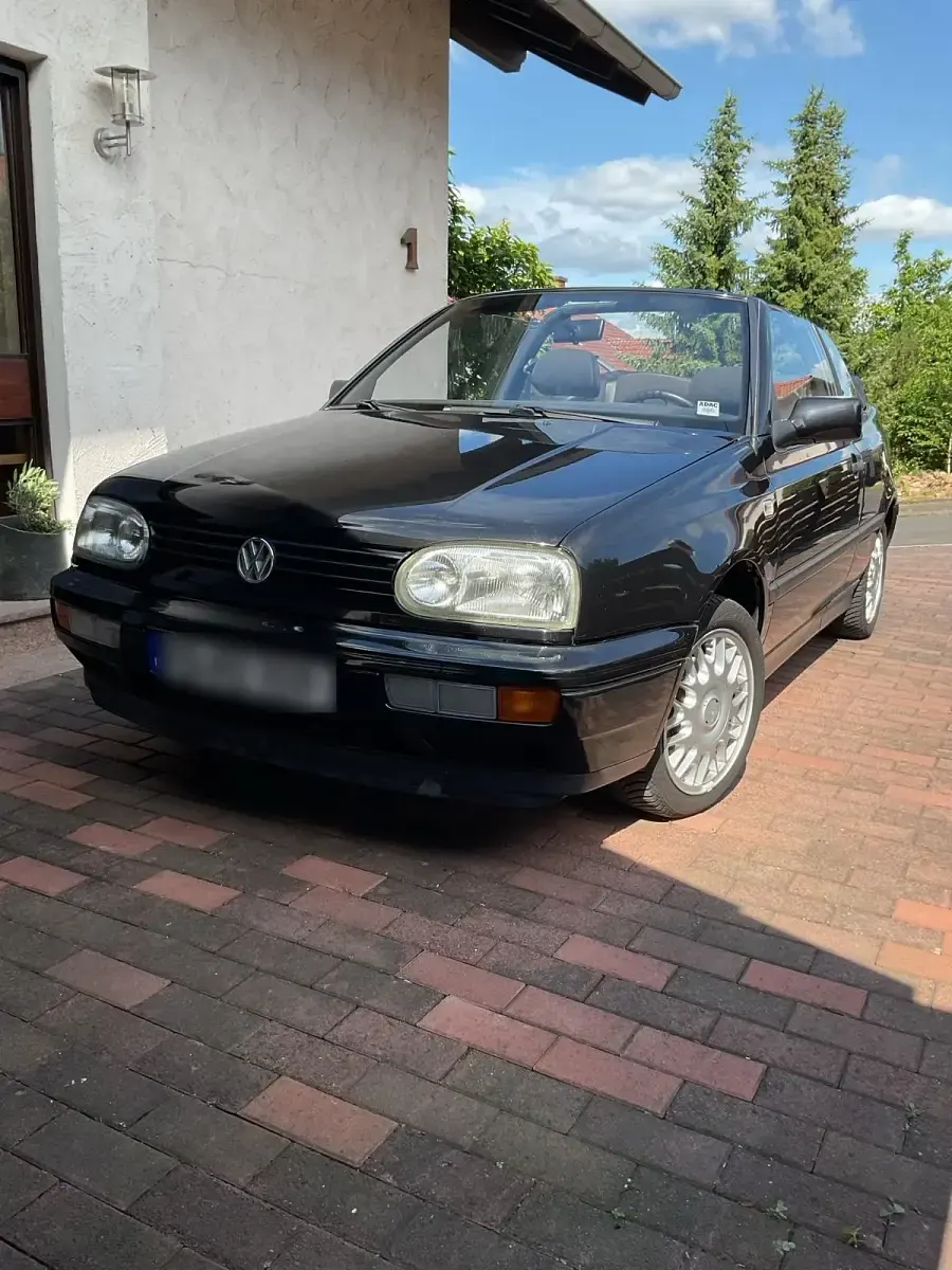 Brugt VW Golf Cabriolet 75 HK (55 kW) 1995 Sort Cabriolet