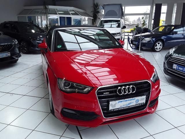 Rot Gebraucht 2015 Audi A3 Cabriolet S-Line Cabrio | 15.490 € (Fairer Preis) - Bild 1/4
