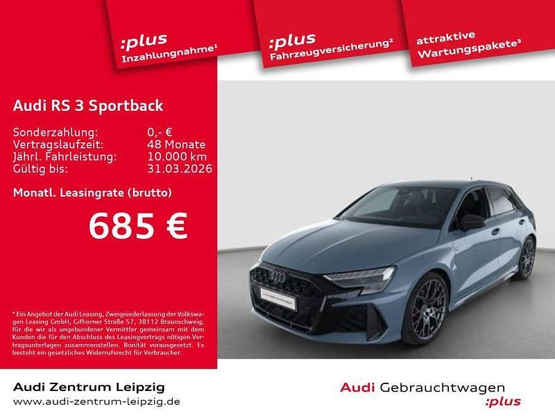 Grau Gebraucht 2024 Audi RS3 Sport Limousine | 64.990 € (Fairer Preis) - Bild 1/3