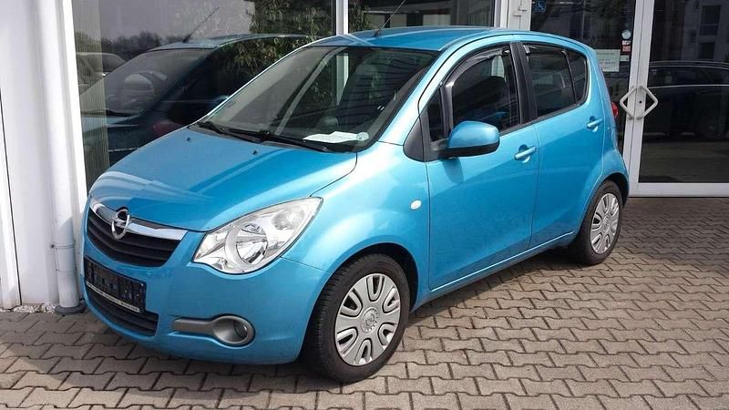 Gebraucht Opel Agila Edition 86 PS (63 kW) 2009 Blau Kleinwagen