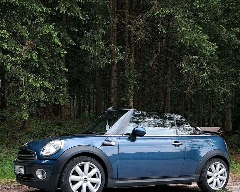 Blau Gebraucht 2009 Mini Cooper Cabriolet Cabrio | 4.700 € (Guter Preis) - Bild 1/4