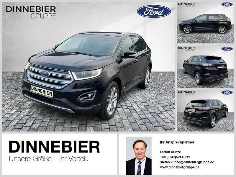 Schwarz Gebraucht 2017 Ford Edge Titanium SUV | 19.590 € (Etwas zu teuer) - Bild 1/2